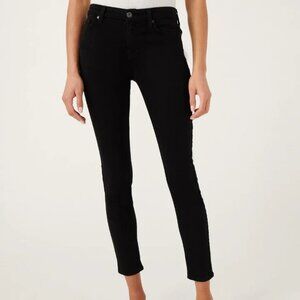 7 For All Mankind B(air) Denim Ankle Skinny in Black Sz 28